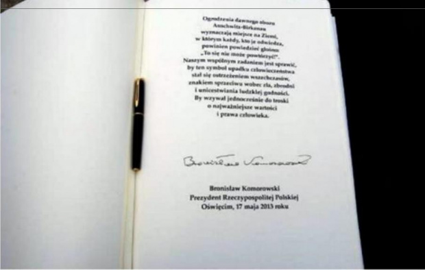 Podrobiony podpis B. Komorowskiego na dokumencie z 2 marca 2010 roku?
