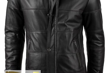 Kurtka skórzana firmy DORJAN #KurtkaSkórzana #KurtkiSkórzane #OdzieżSkórzana