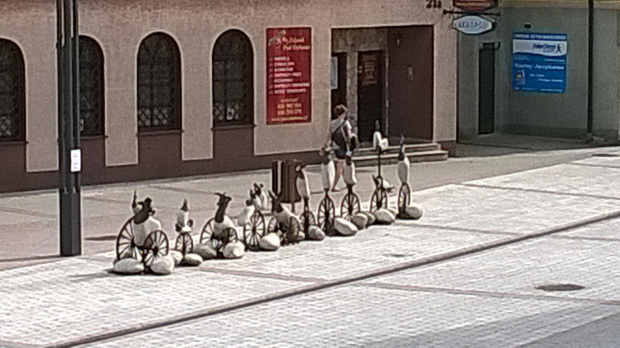 Cywilizacja wystawa rzeźby Michała Bartkiewicza Chrzanów 2014 09 #Chrzanów #Kraków #małopolska