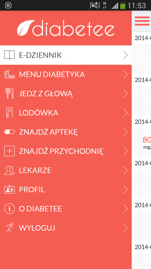 Aplikacja na urządzenia mobilne i smartfony, przeznaczona dla osób chorujących na cukrzycę. Więcej szczegółów na http://diabetee.pl/ #aplikacja #AplikacjaDlaDiabetyków #cukrzyca #daibetee