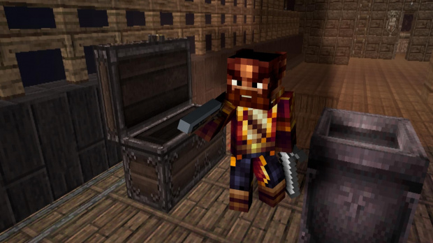 League of Minecraft - Gangplank splash art #LeagueOfMinecraft