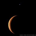 Koniunkcja Księżyca i Wenus