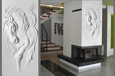 B-3 #KONIE #KOŃ #ODLEWYGIPSOWE #PŁASKORZEŹBA #PŁASKORZEŹBY