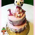 Tort urodzinowy Hello Kitty #DlaDziewczynki #HelloKitty #tort #TortUrodzinowy #TortyKraków #TortyWalentynki