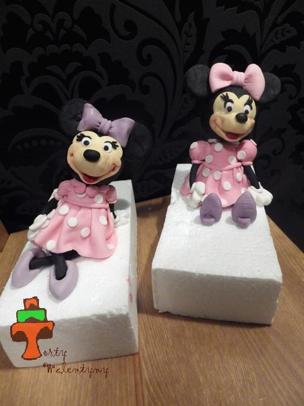 Figurki Minnie Mouse #figurki #fondant #MinnieMouse #MyszkaMinnie