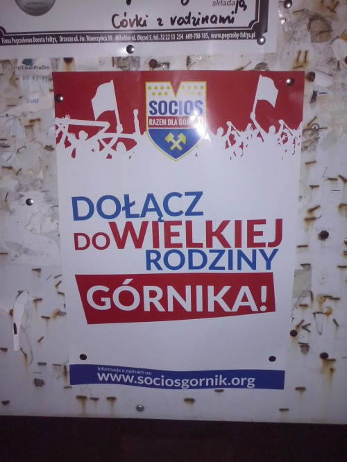 Ornontowice - plakatowanie #SOCIOSRazemDlaGórnika