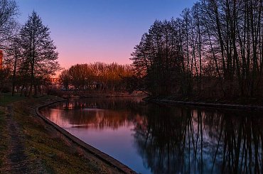 Rzeka Gwda #Piła #Rzeka #WschódSłońca