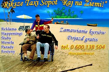 riksze.pl #Gdańsk #przejazd #riksza #riksze #Sopot #Taxi #transport #turystyka