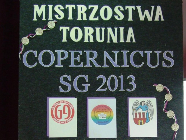 Mistrzostwa Torunia Szkół Gimnazjalnych w Warcaby Klasyczne - Copernicus SG 2013 - ZS Nr 9 Toruń, dn. 27.11.2013r.