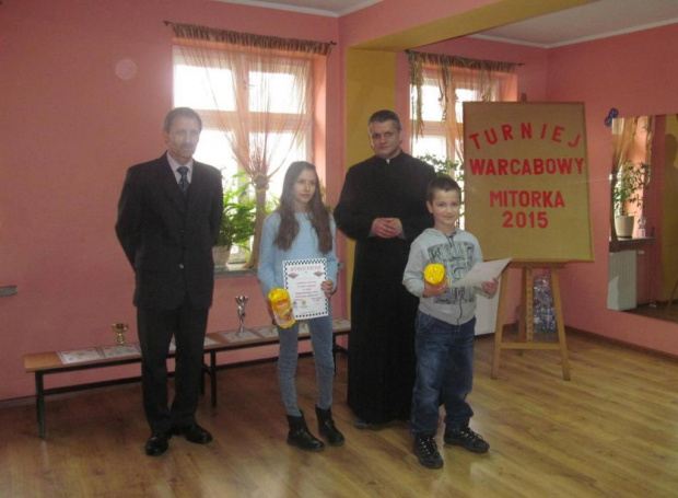 Międzyparafialny Turniej Warcabowy *Mitorka 2015* Oratorium Toruń - 07.03.2015 r.