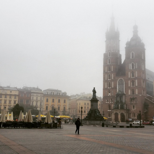 Kraków #mgła